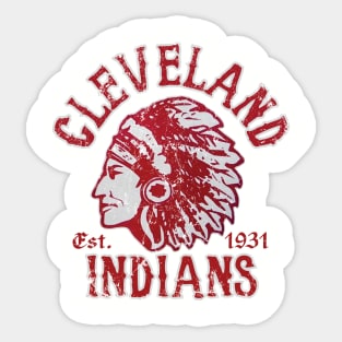 Cleveland Indians (NFL) Sticker